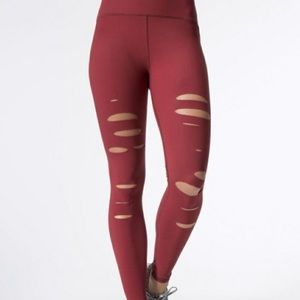 Alo High Waist Ripped Warrior Legging